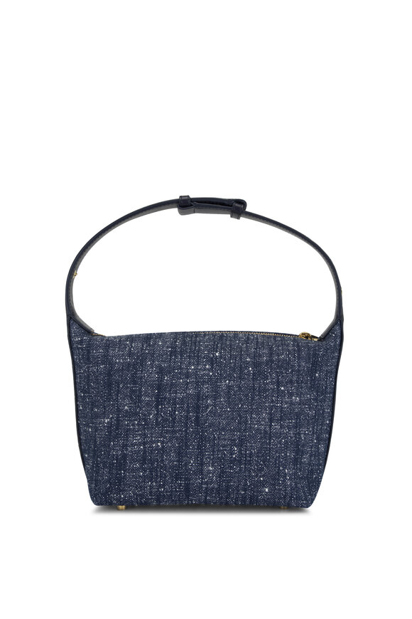 Bottega Veneta - Wallace Navy, White, Space Denim Shoulder Bag