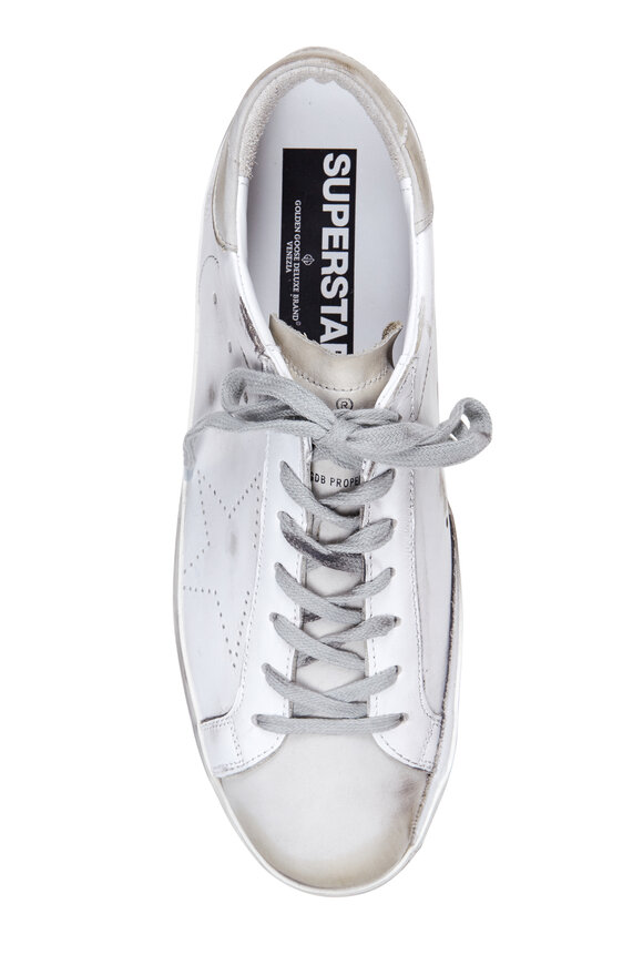 Golden Goose - Men's Superstar White Leather Sneaker