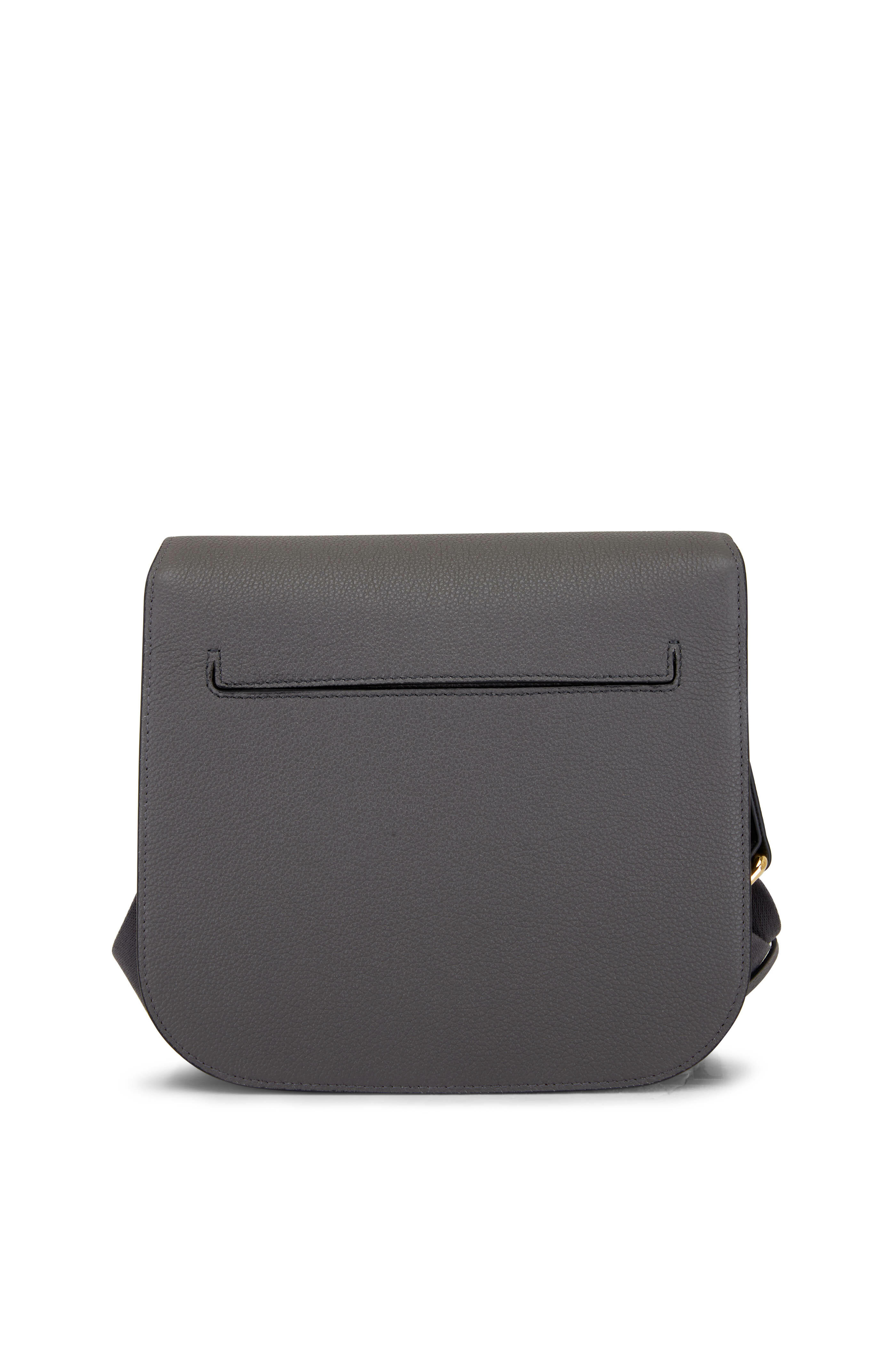 Tom Ford - Tara Graphite Leather Medium Crossbody