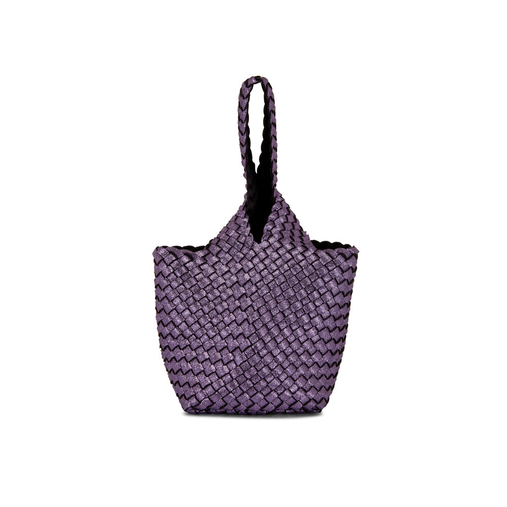 Naghedi Amethyst Kyoto Woven Clutch Mitchell Stores