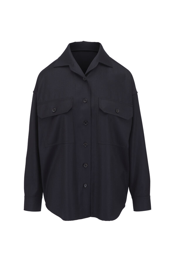 Fendi - FF Fisheye Light Blue Cropped Cardigan | Mitchell Stores