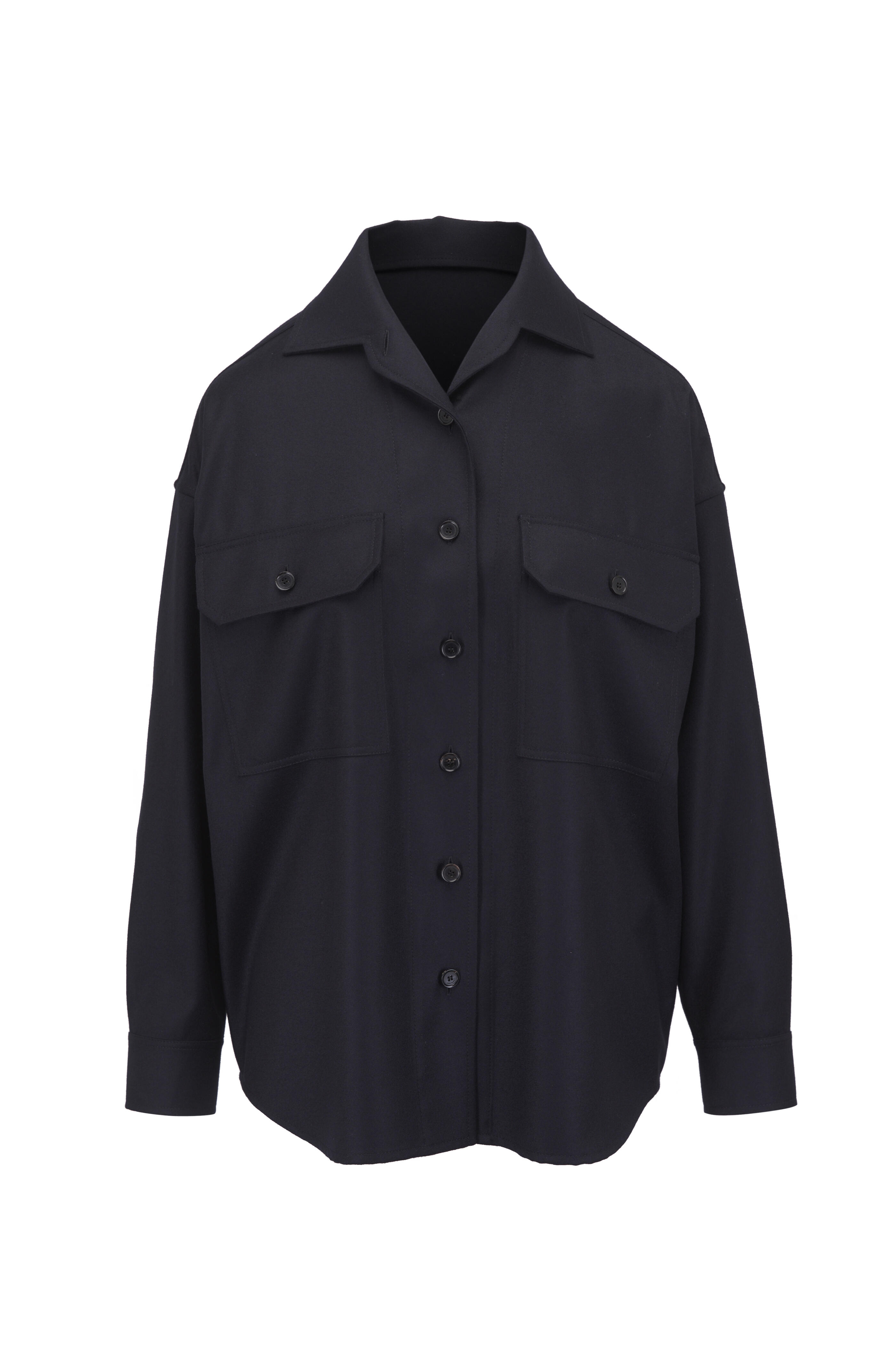 Loro Piana - Darby Blue Wool & Cashmere Flannel Overshirt