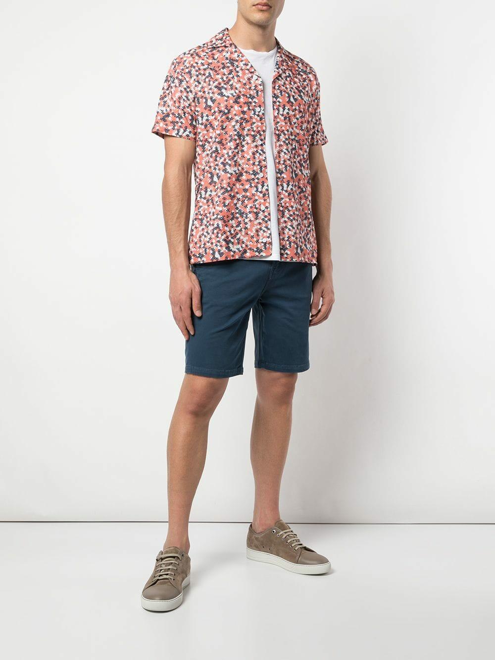 Orlebar Brown - Travis Ninfea Hot Coral Resort Shirt