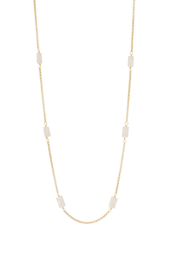 Cristina V. Baby Rolo Chain Necklace - view 1