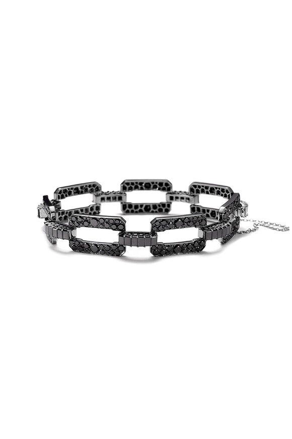 Nam Cho Black Diamond Chain Bracelet