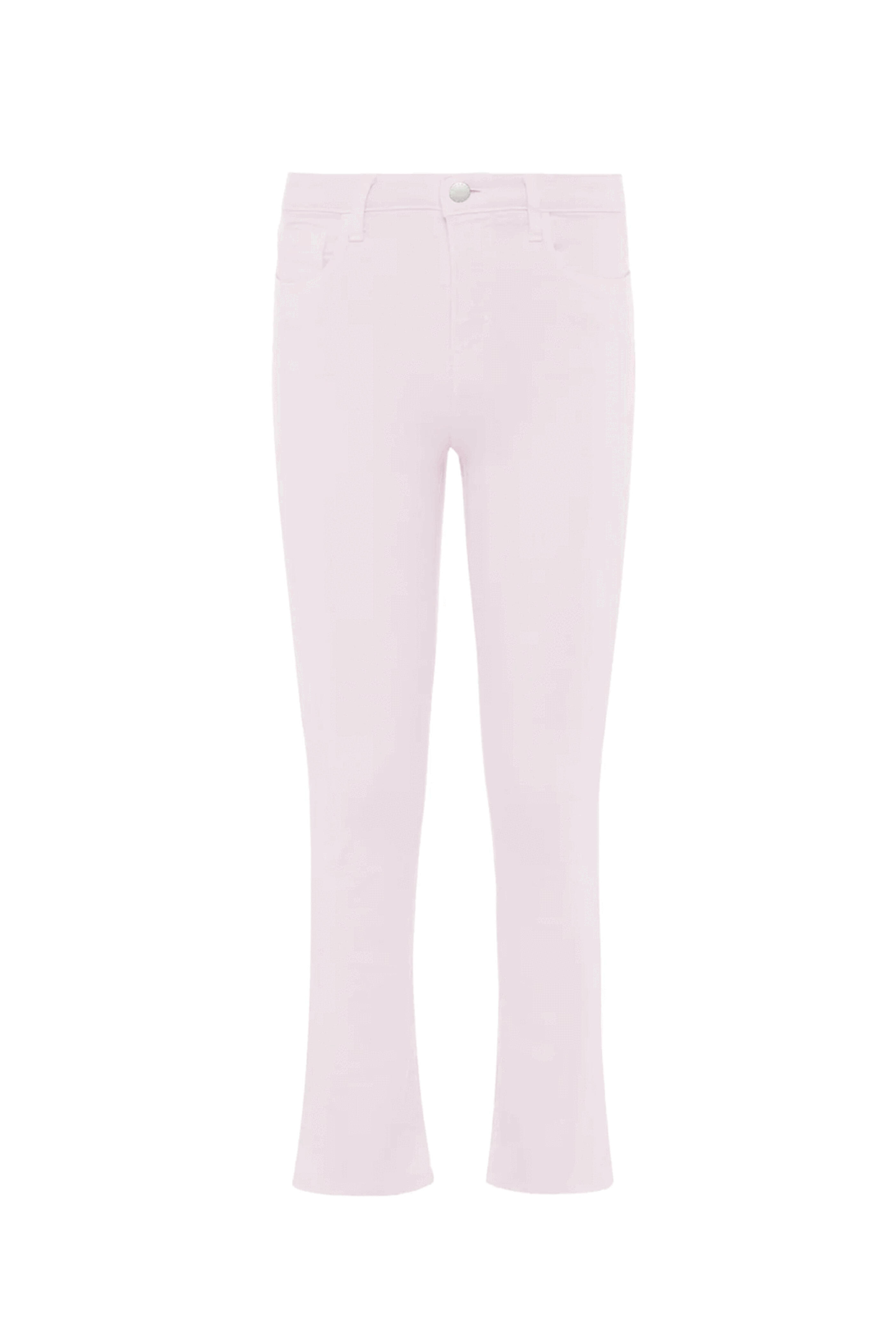 L'Agence - Alexia Crop Cigarette Jean in Lilac Snow
