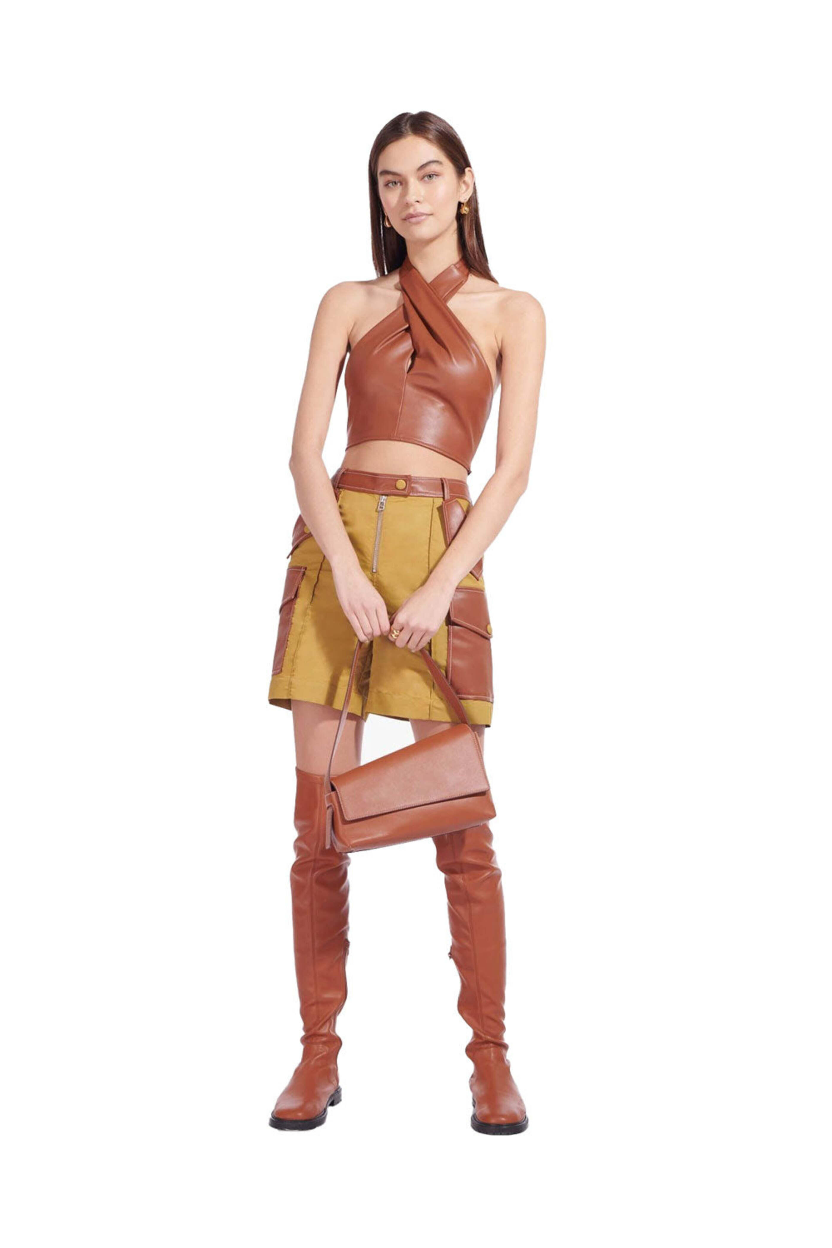 Staud - Acute Shoulder Bag in Tan