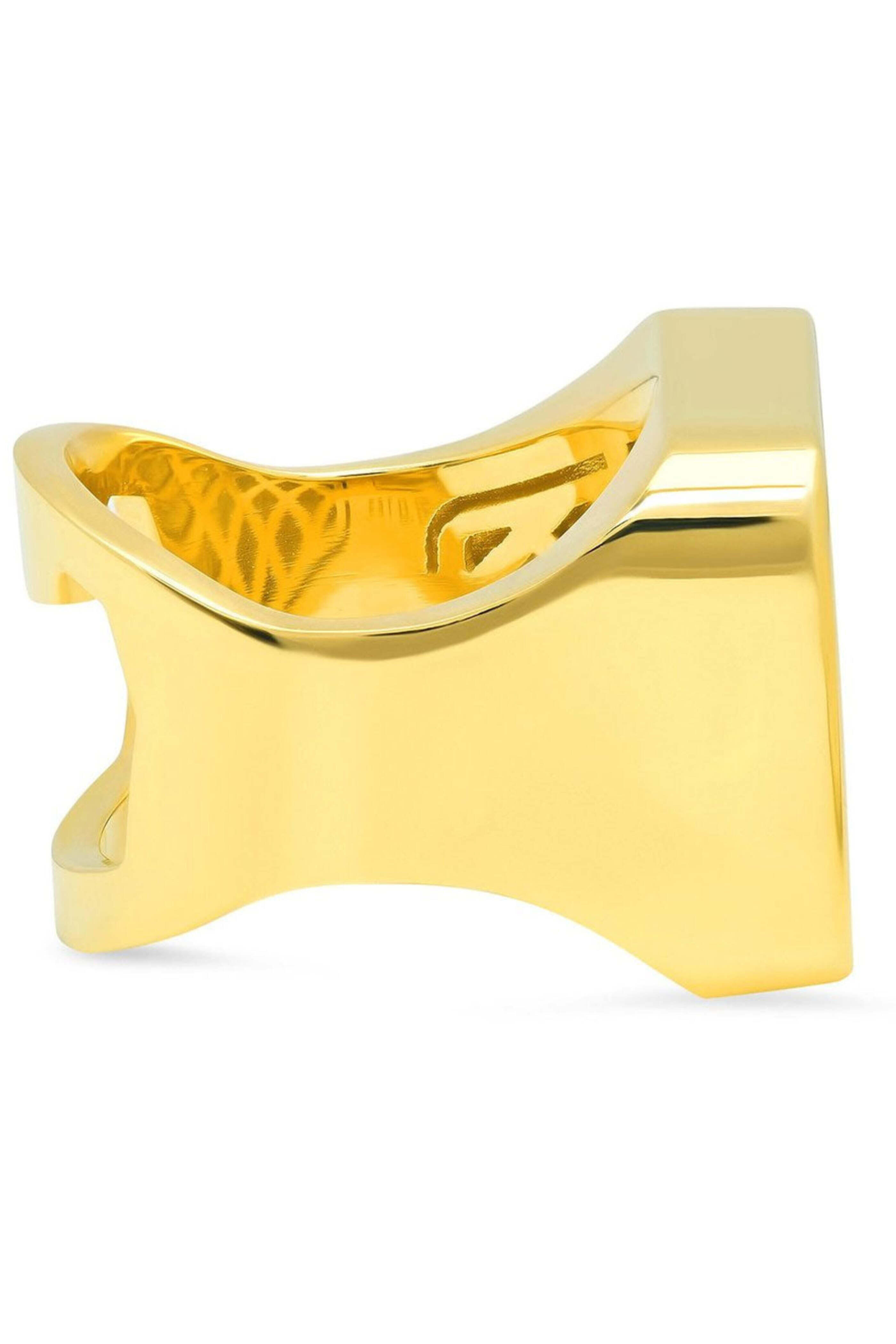 Established - Pave Diamond Screen Bottle Opener Ring