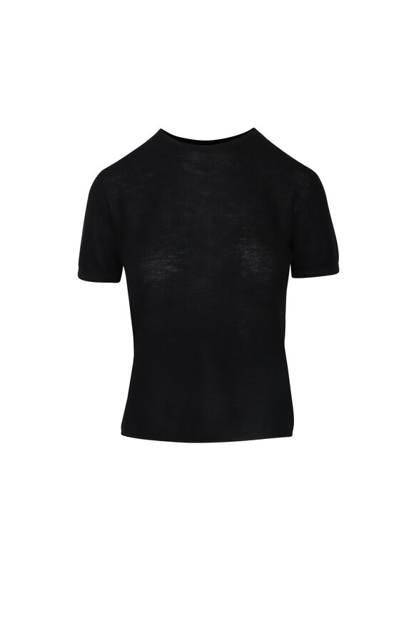 Lisa Yang Ira Black Knit T-Shirt