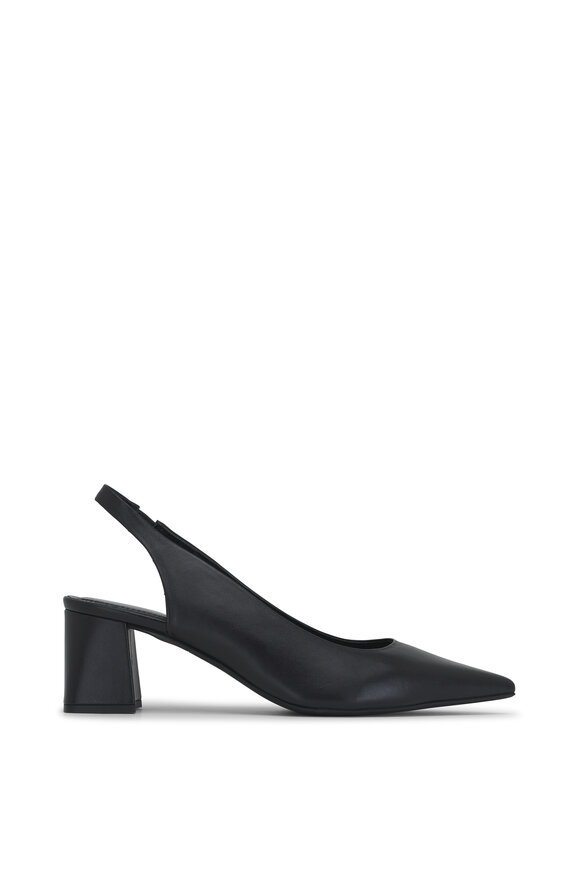 AGL - Dodi Black Leather Slingback, 50mm