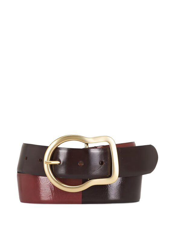 Dorothee Schumacher Two Tone Crackle Shine Belt - view 3