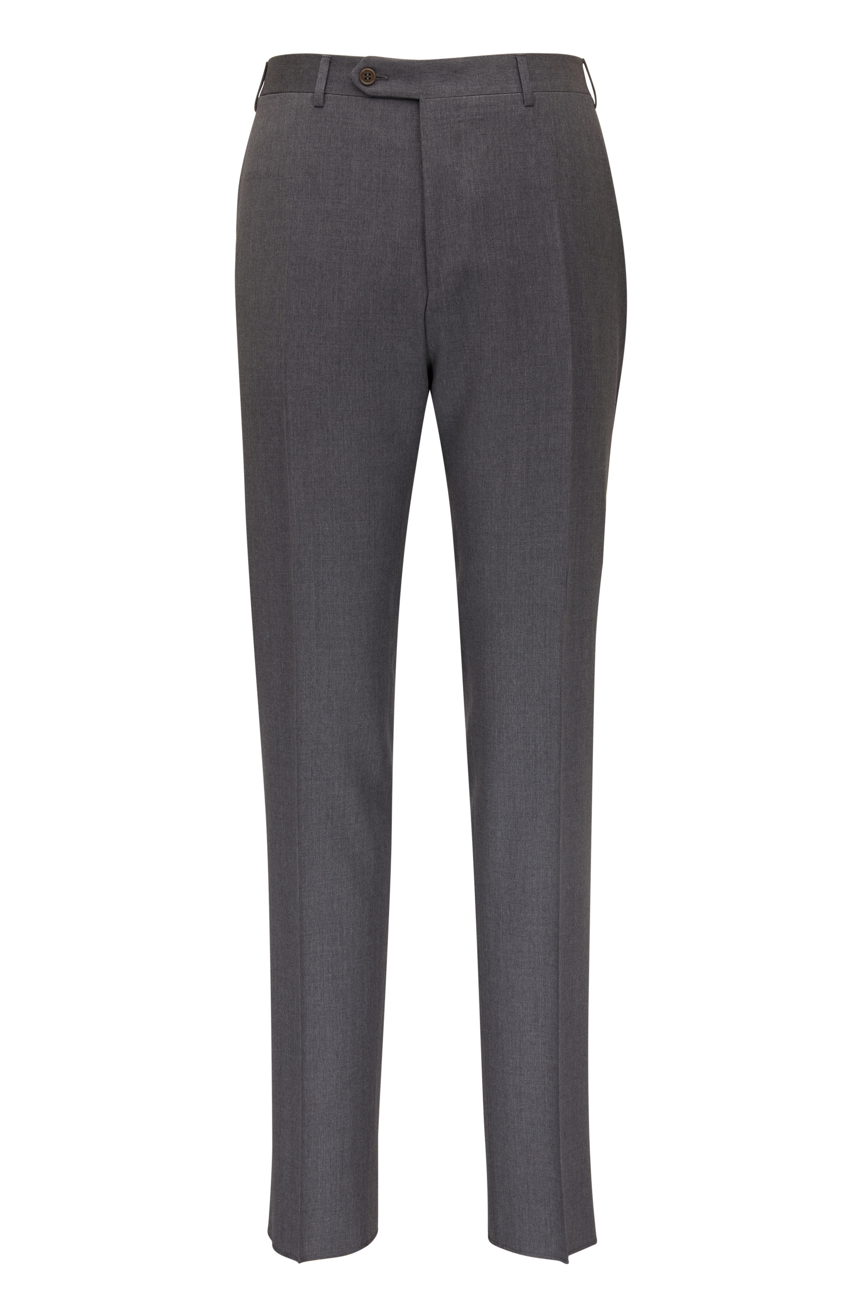 Canali - Medium Gray Wool Pant | Mitchell Stores