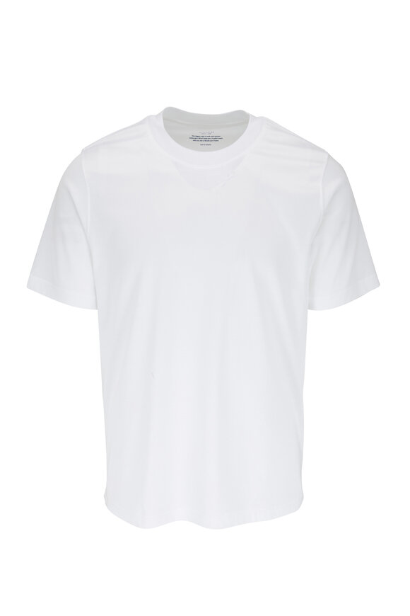 Eton - White Crewneck Slim Fit T-Shirt