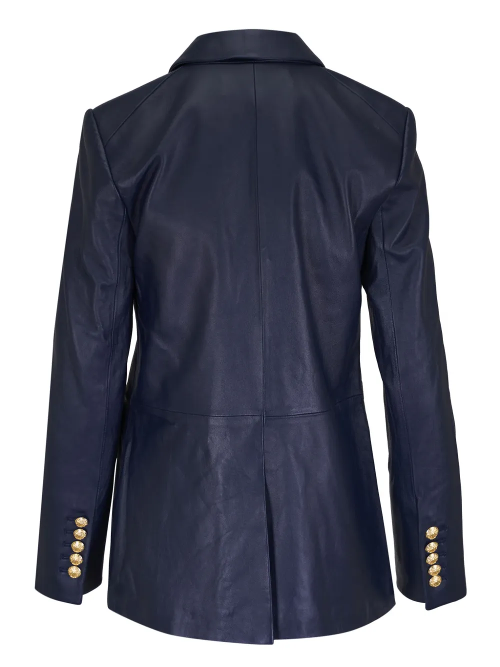 Veronica Beard - Vega Navy Leather Dickey Jacket