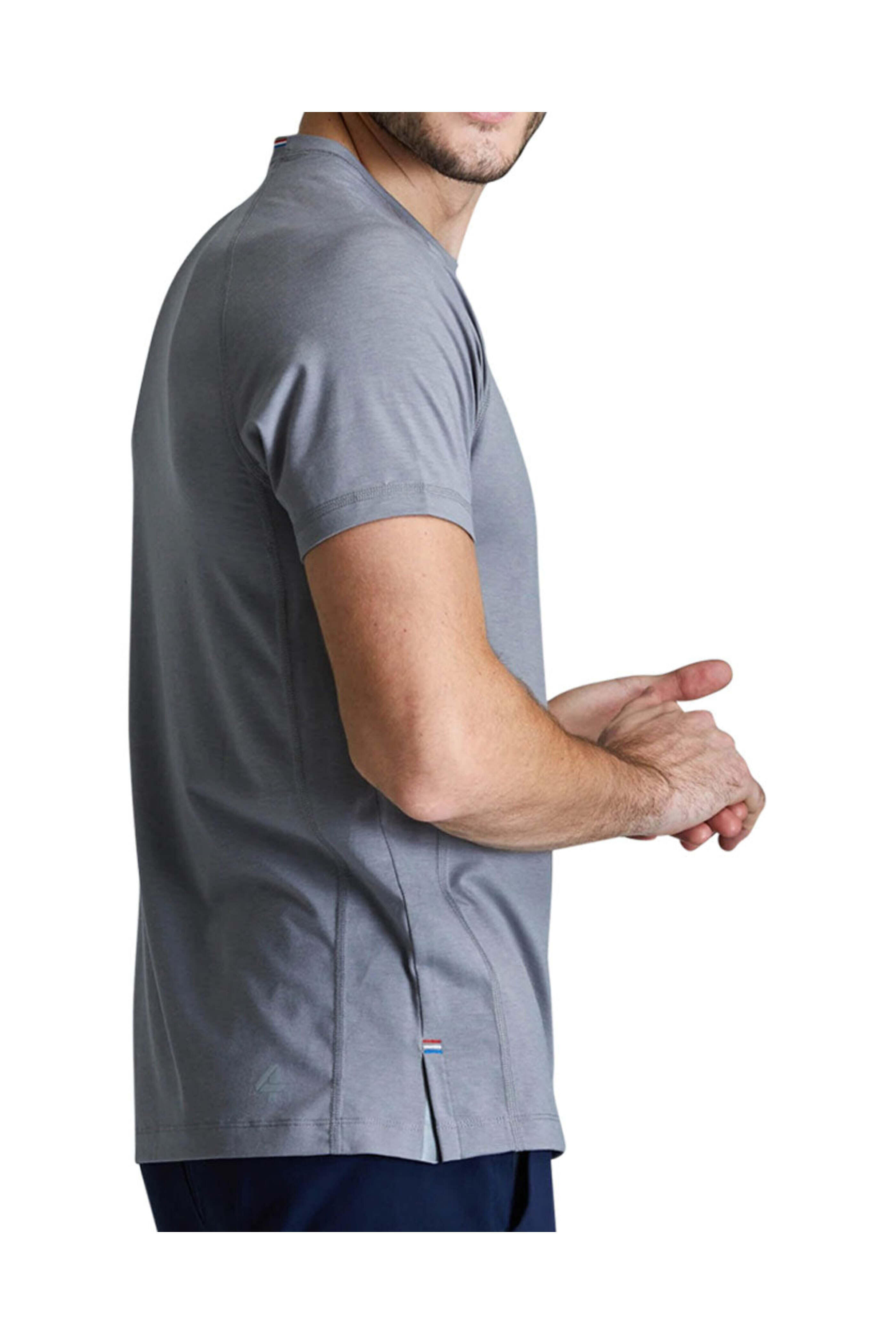 Fourlaps - Light Gray Level Tech Tee