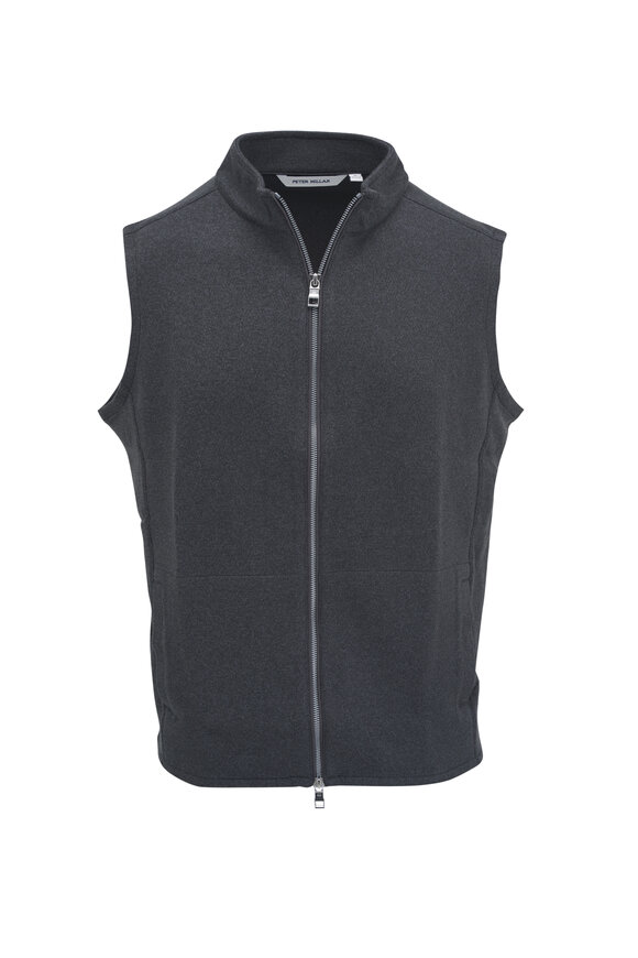 Peter Millar Iron Crown Fleece Sweater Vest