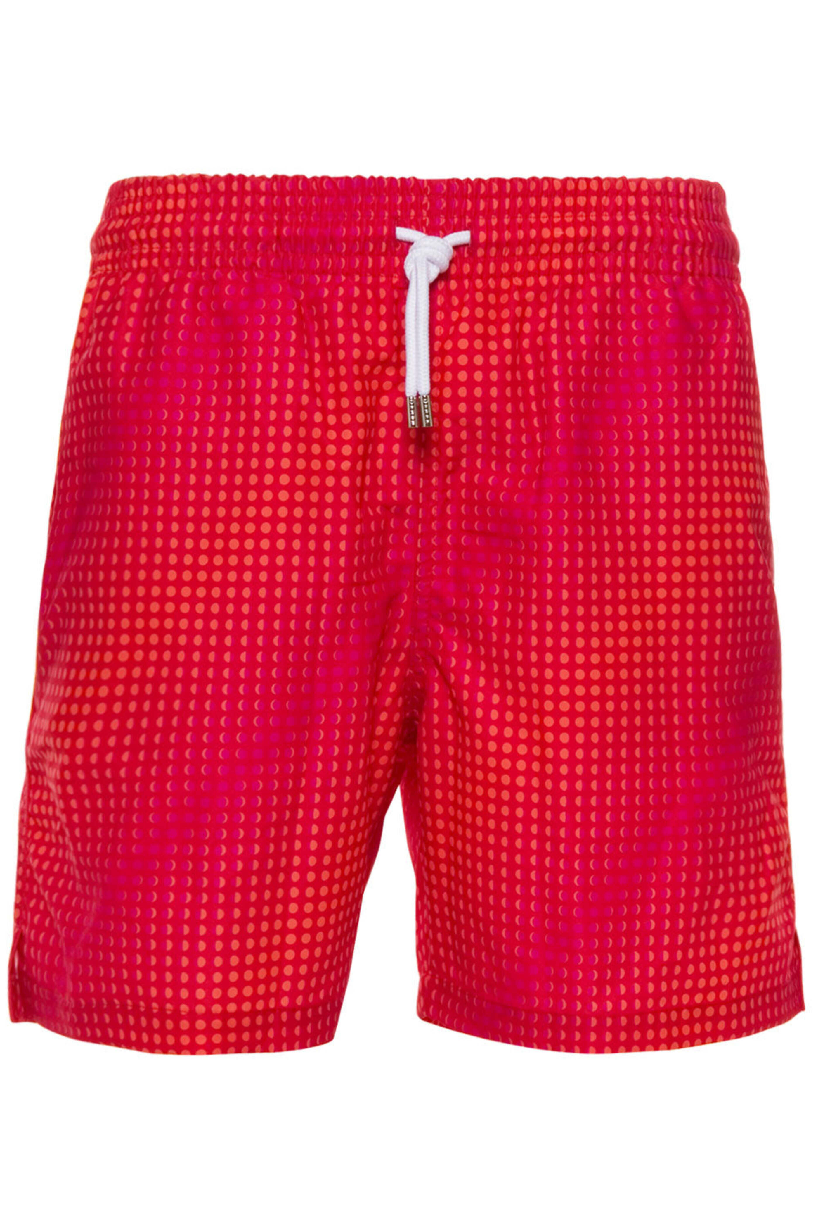 Derek Rose - Red Dotted 7 Inch Swim Short