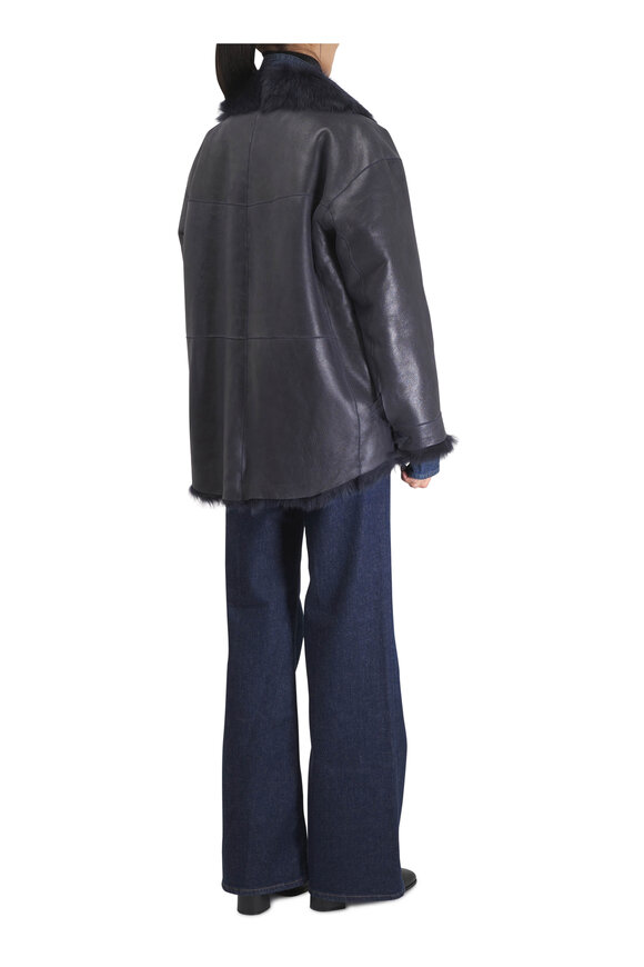 TWP Black Wool Knit Turtleneck - view 3