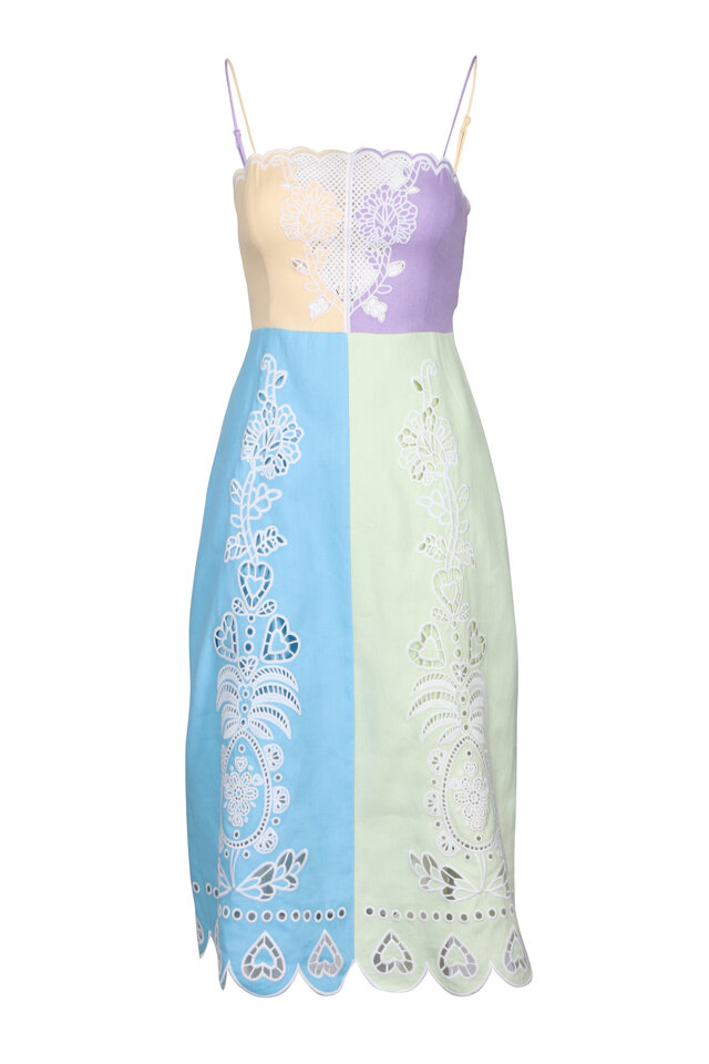 Farm Rio - Green Floral Vibing Maxi Dress | Mitchell Stores