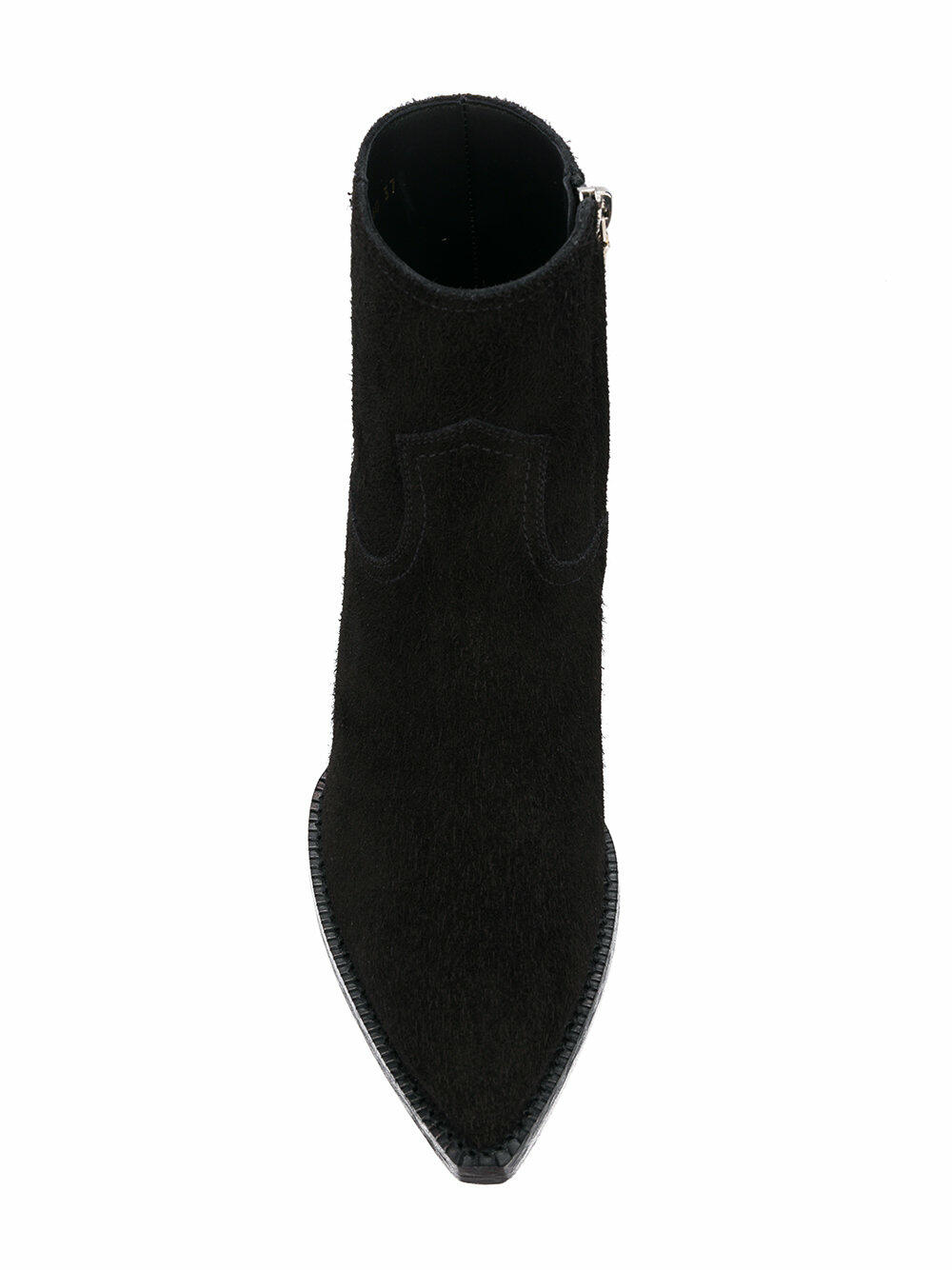 Saint Laurent Lukas Suede Boots in Black