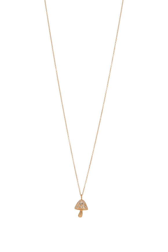 Kai Linz Diamond Mushroom Necklace