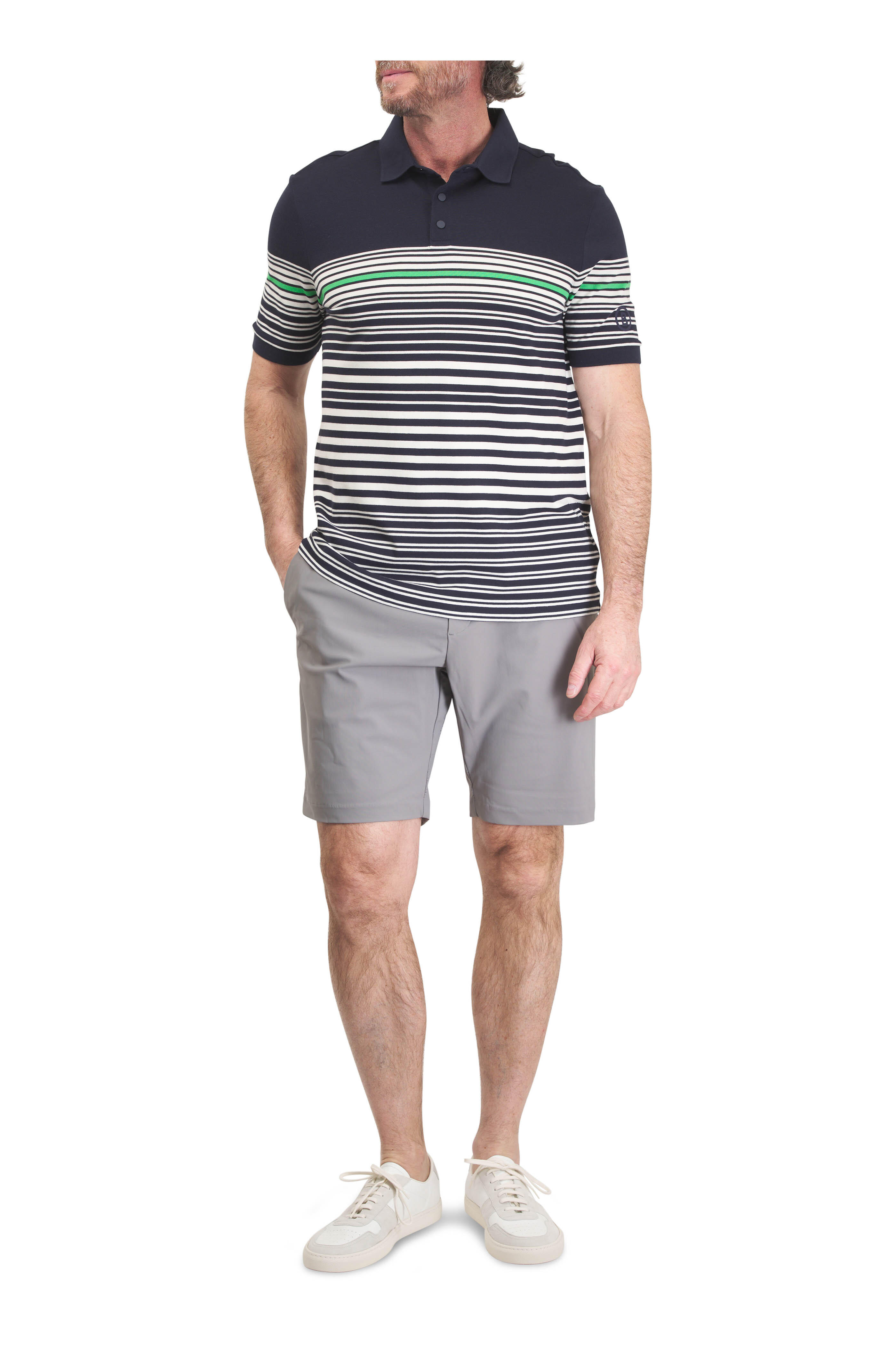 Deke - SolarX Gray Stretch Tech Shorts