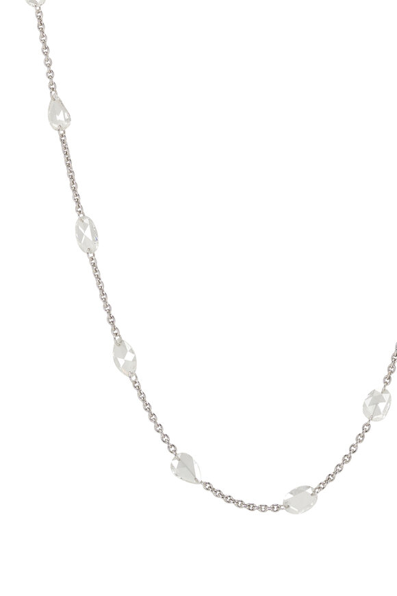 Kai Linz - Floating Rose Cut 2.8CT Diamond Necklace