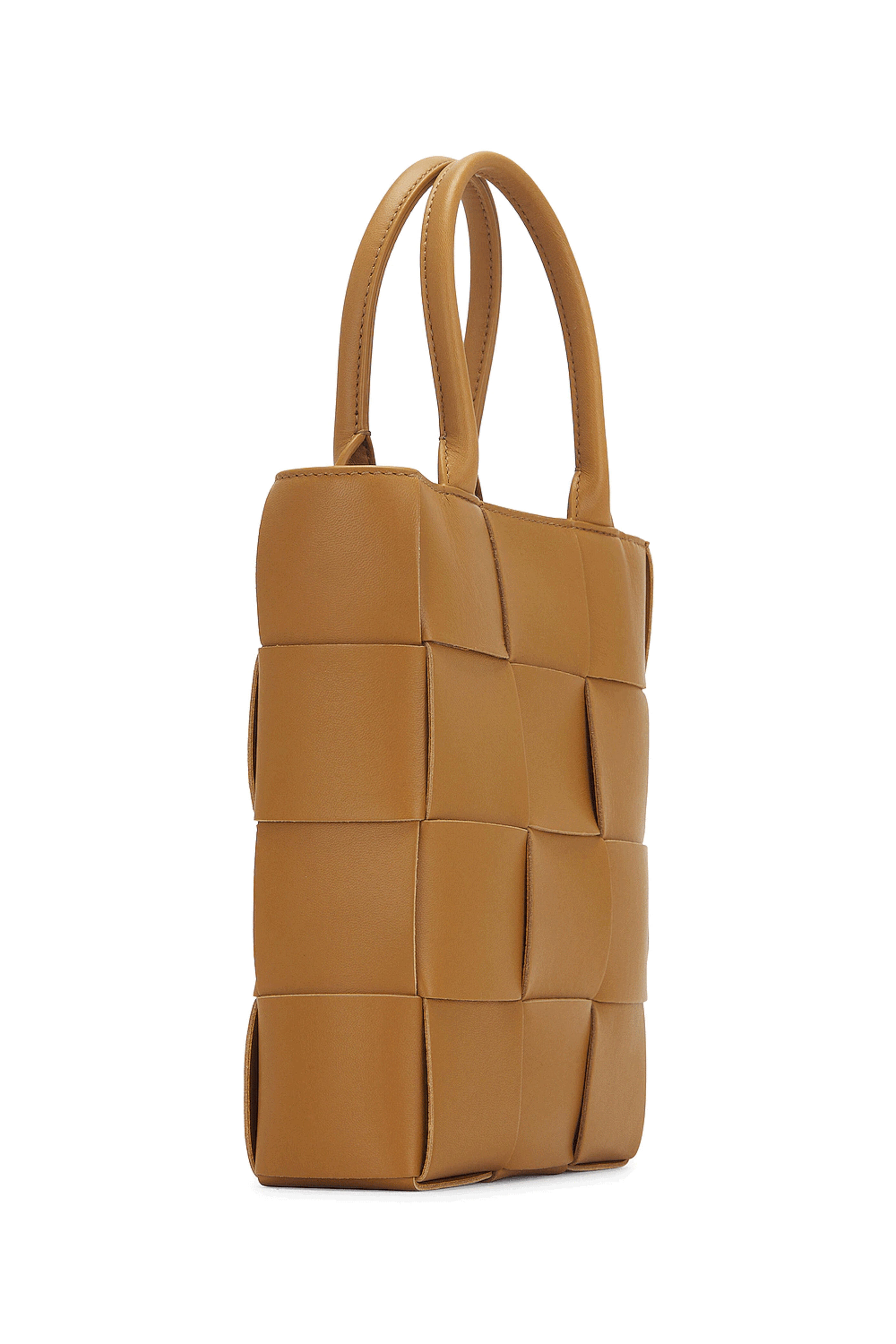 Bottega Veneta - Mini Cassette Tote in Camel