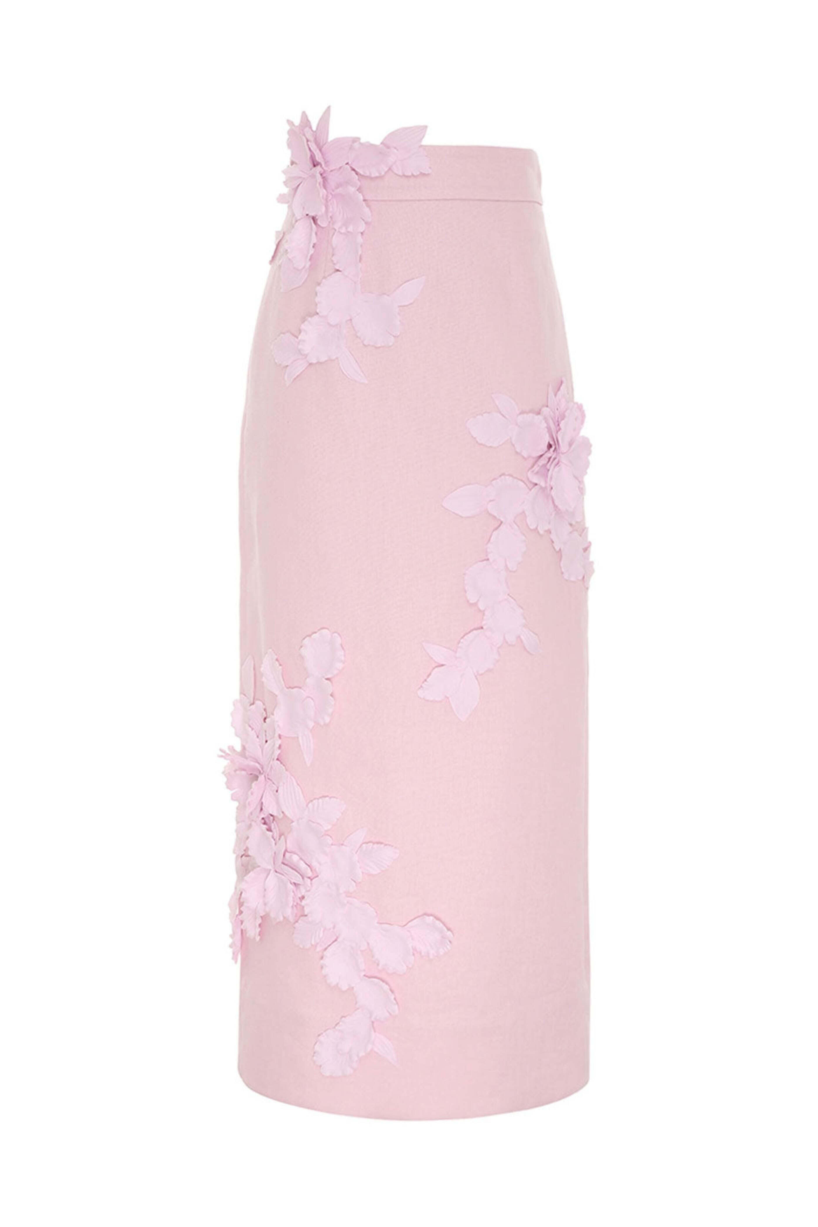 【Zimmermann】Balance floral midi skirt Balance floral midi skirt in pink - Zimmermann | Mytheresa