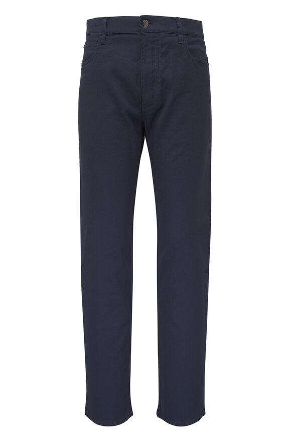 Loro Piana - Kamen Dark Blue Denim Cashmere Pant