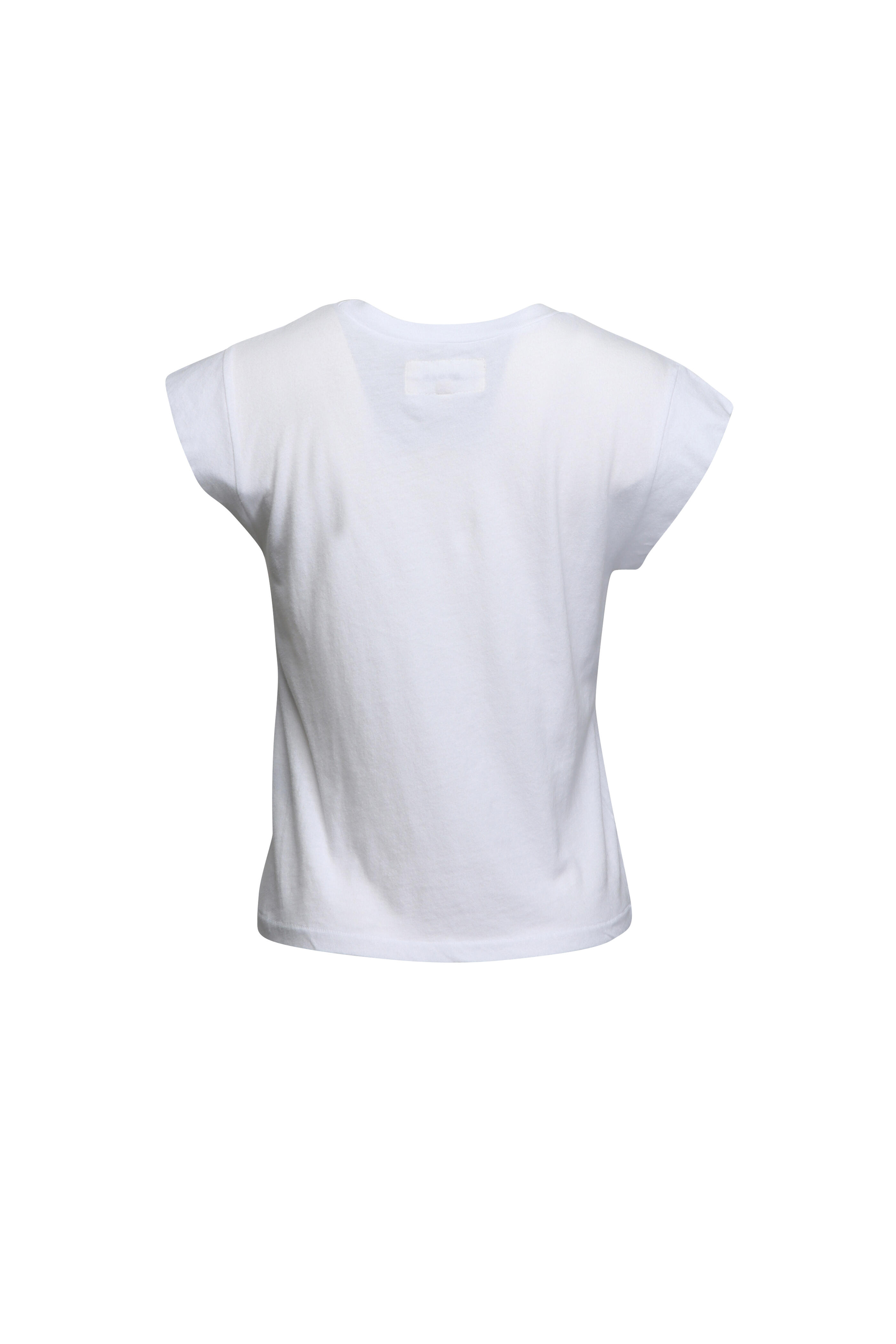 The Great - Peak True White Shoulder Tee