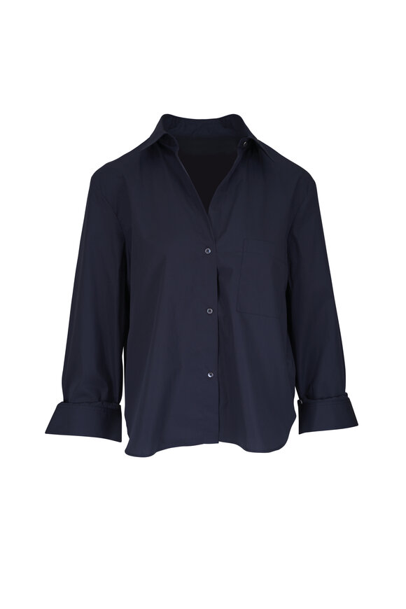 TWP Next Morning Midnight Cotton Blouse