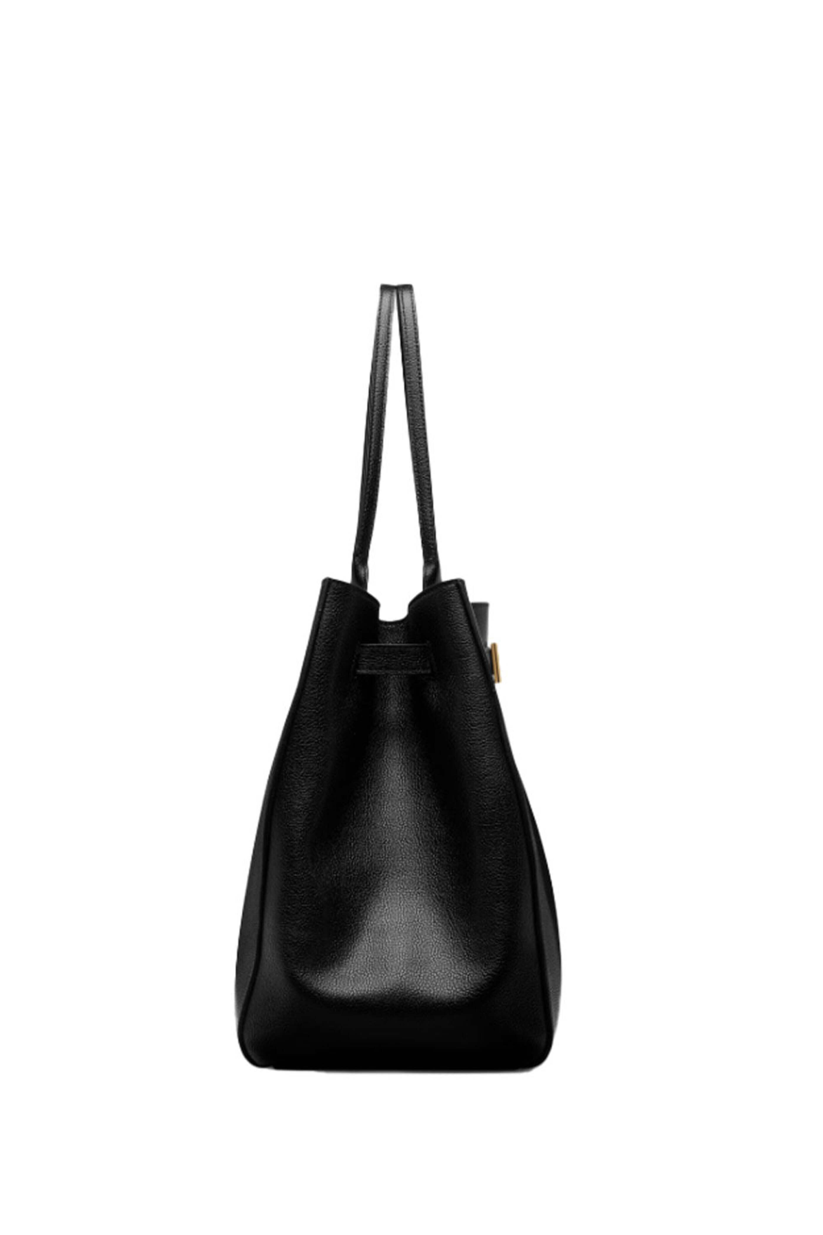 Tom Ford - Large Audrey Grain Leather Tote in Black
