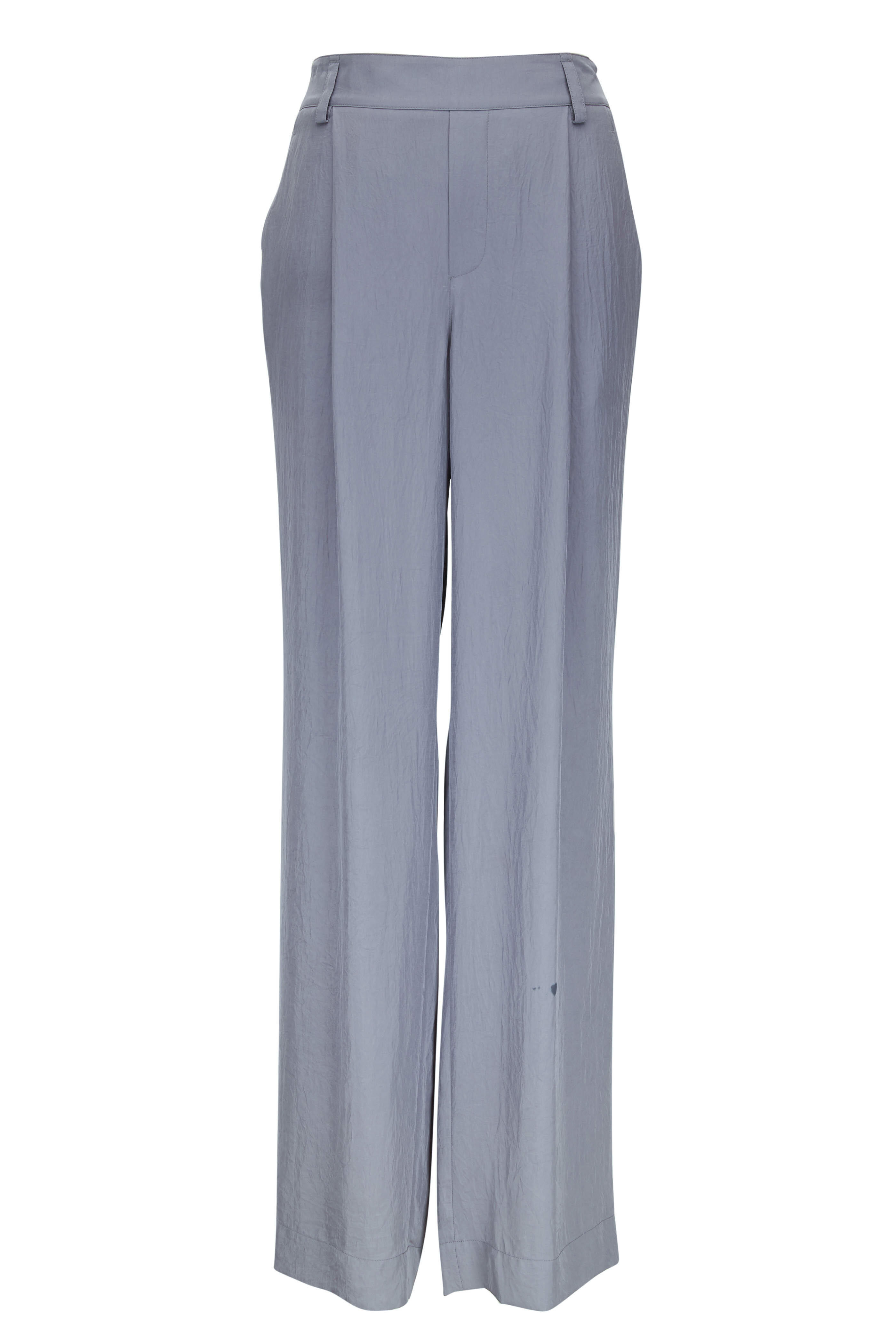 Vince - Steel Blue Wide Leg Pull-On Pant | Mitchell Stores