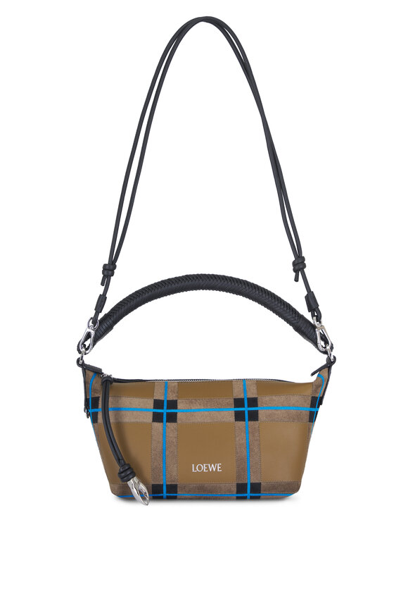 Loewe - Mini Cala Check Intarsio Shoulder bag