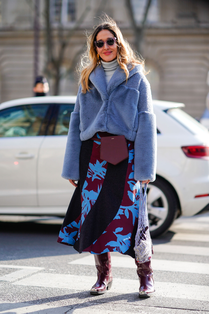 Winter Florals Street Style 