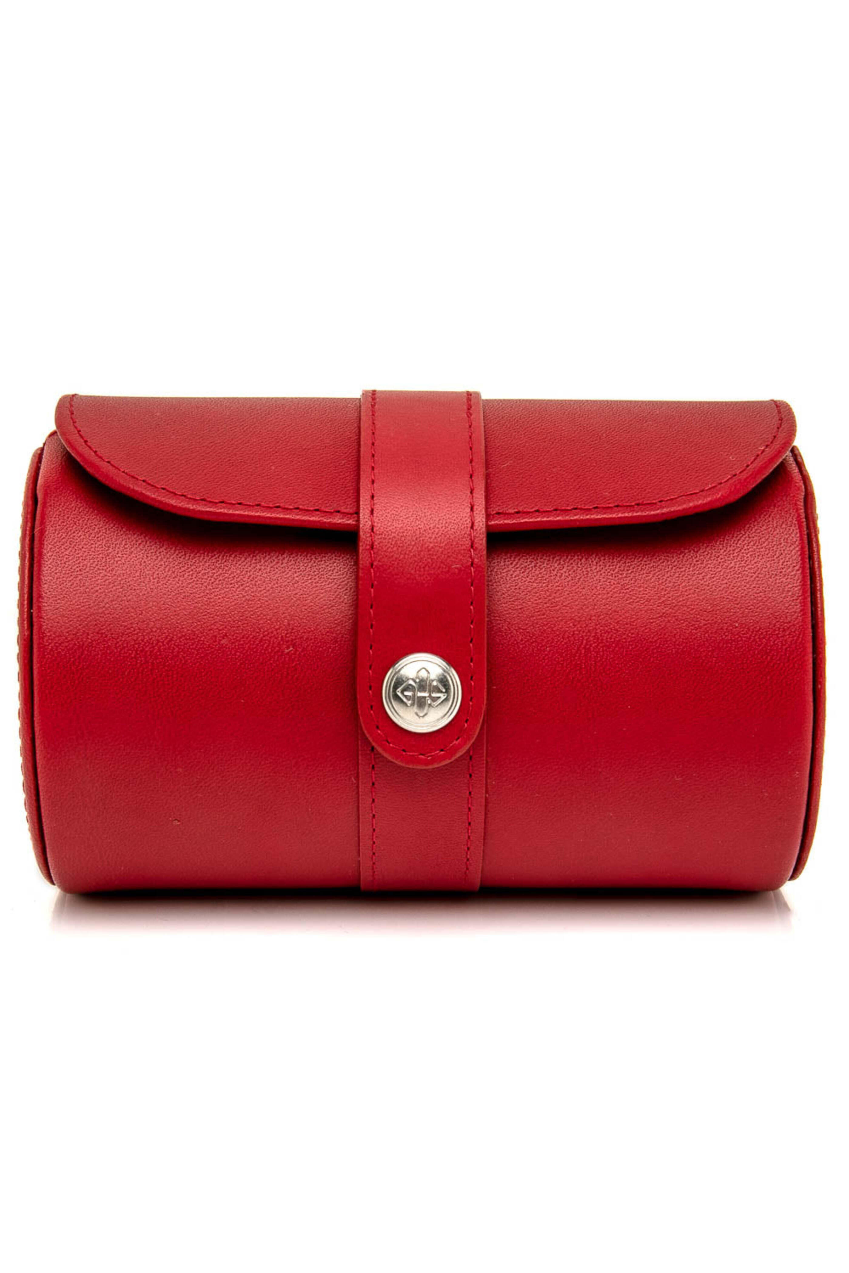 Ettinger Leather - Watch Roll in Red