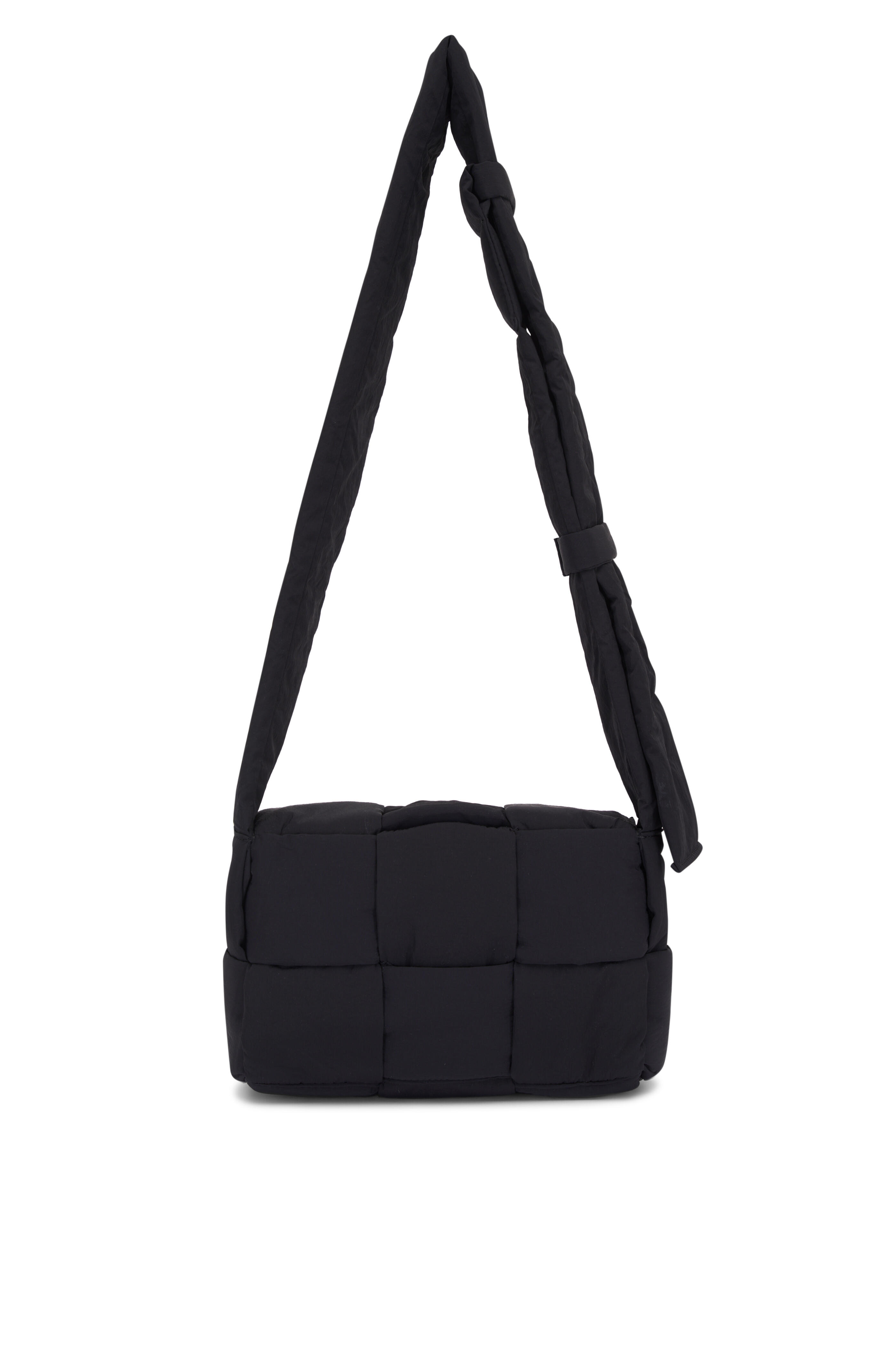 Bottega Veneta - Small Padded Tech Cassette Black Crossbody Bag