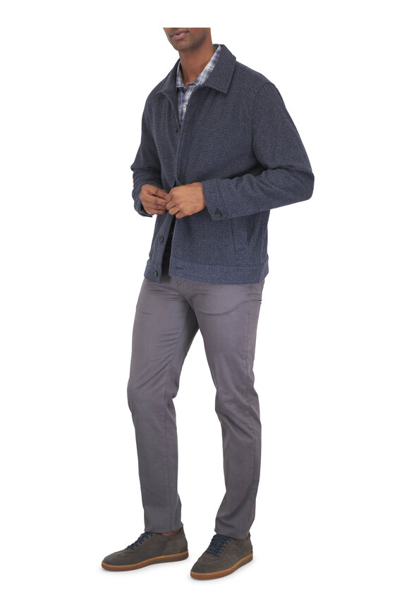 Vince Purple Plaid Sport Shirt - view 2