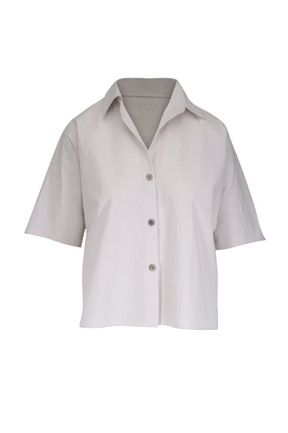 Peter Cohen Trudy Dew Cotton Broadcloth Shirt - view 1