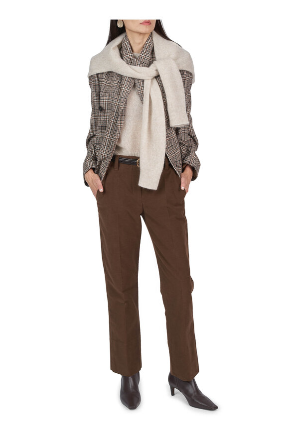 Brunello Cucinelli Multicolor Plaid Prince Of Wales Plaid Blazer - view 2