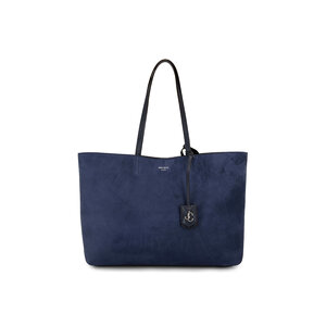 JIMMY CHOO ネイビー トートバッグ Jimmy Choo - Nnine2Five Navy Suede Tote | Mitchell Stores