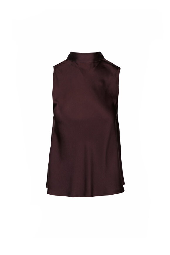 Forte Forte Sash Fondant Silk Satin Front Tie Top - view 2