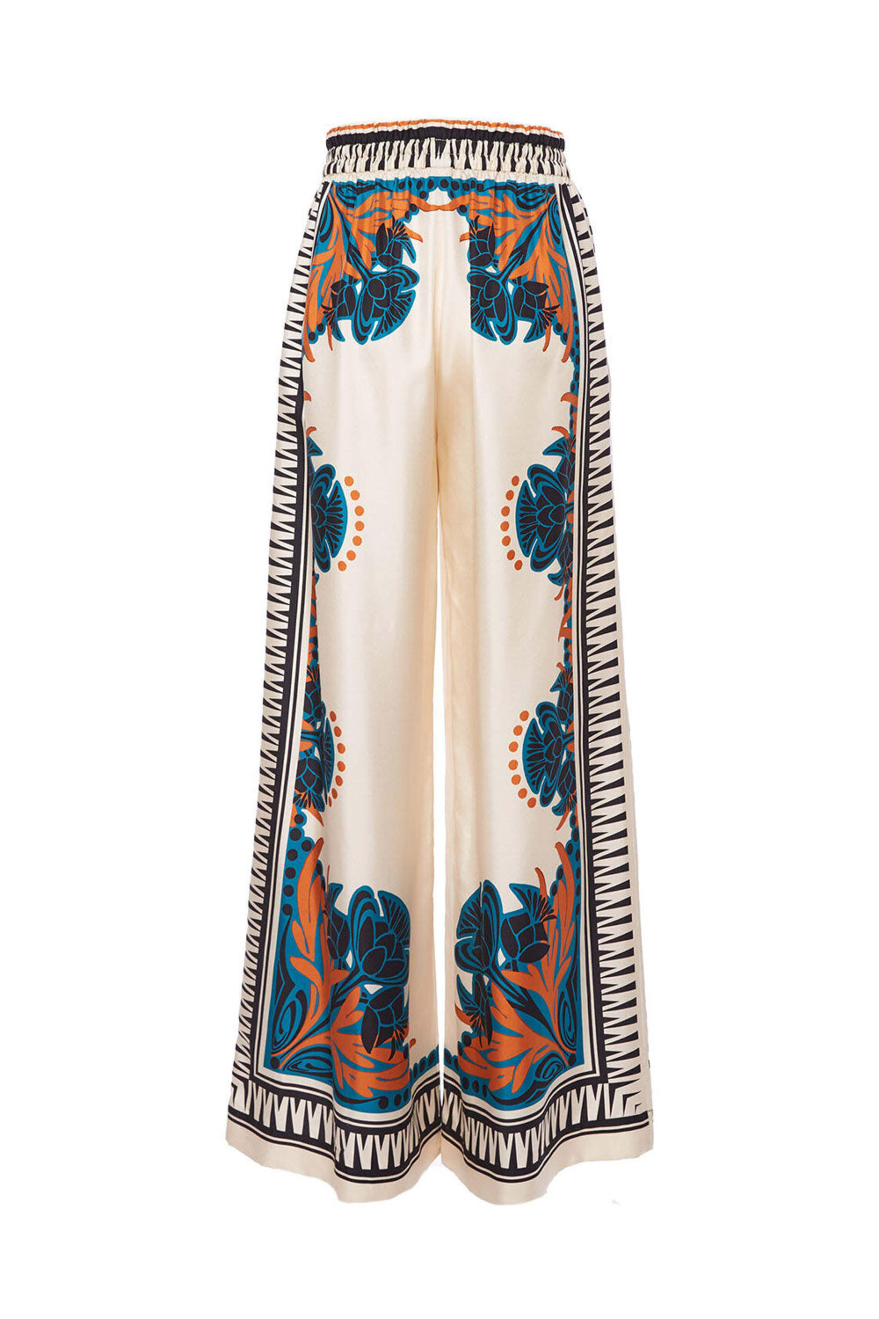 La DoubleJ - Florence Placée Palazzo Pants in Silk Twill