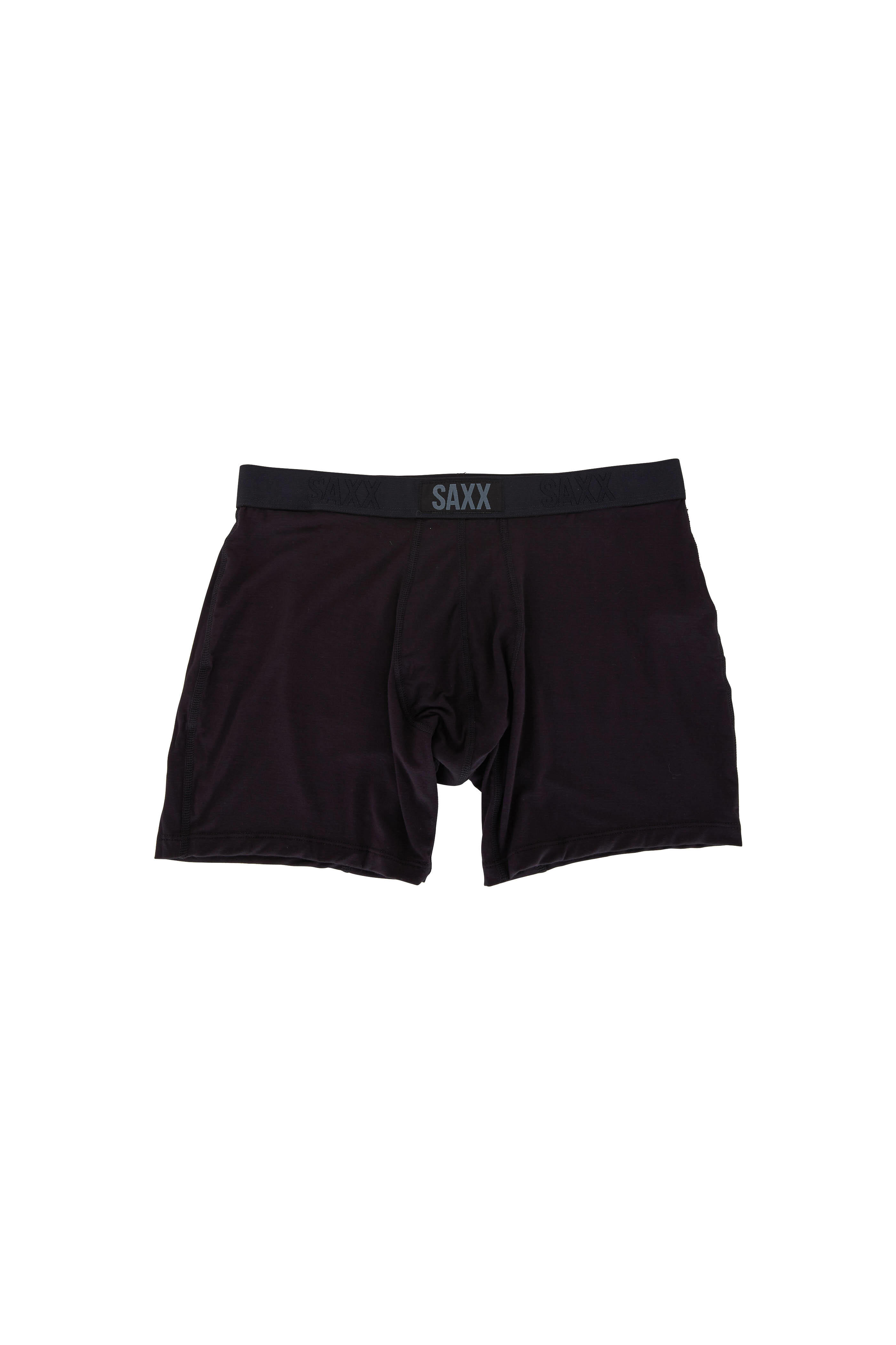 Saxx Underwear - Vibe Black Boxer Brief | Mitchell Stores