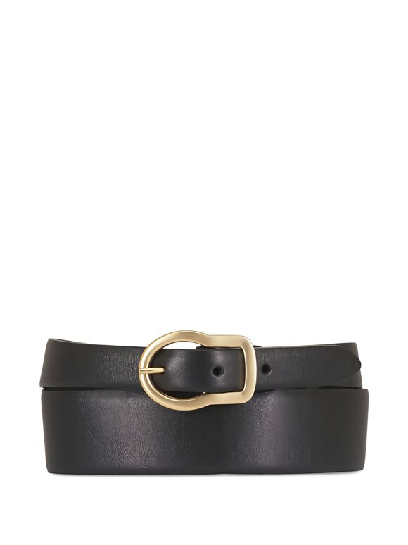 Dorothee Schumacher Classic Twisted Black Leather Belt - view 3