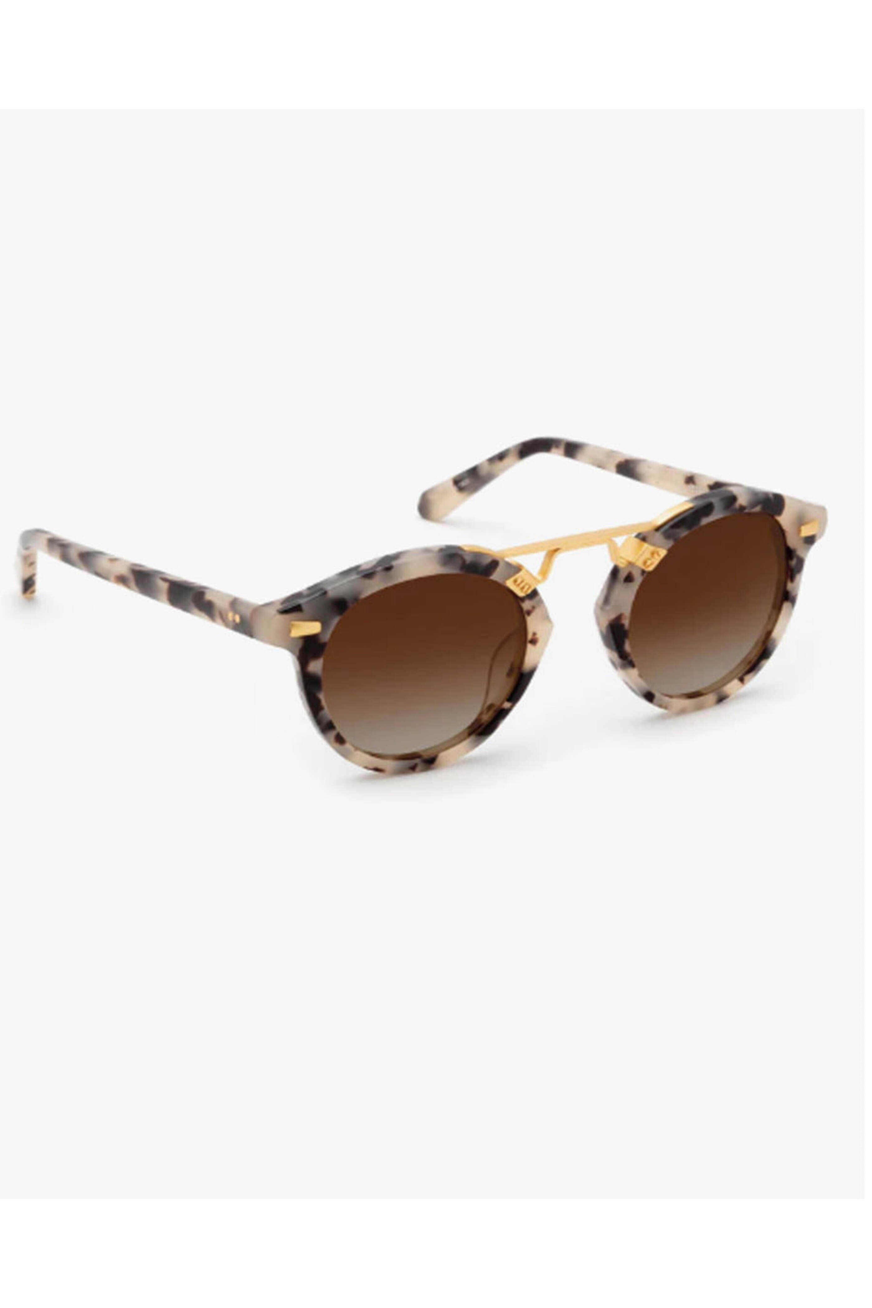 Krewe - St. Louis II Sunglasses in Matte Oyster 24K