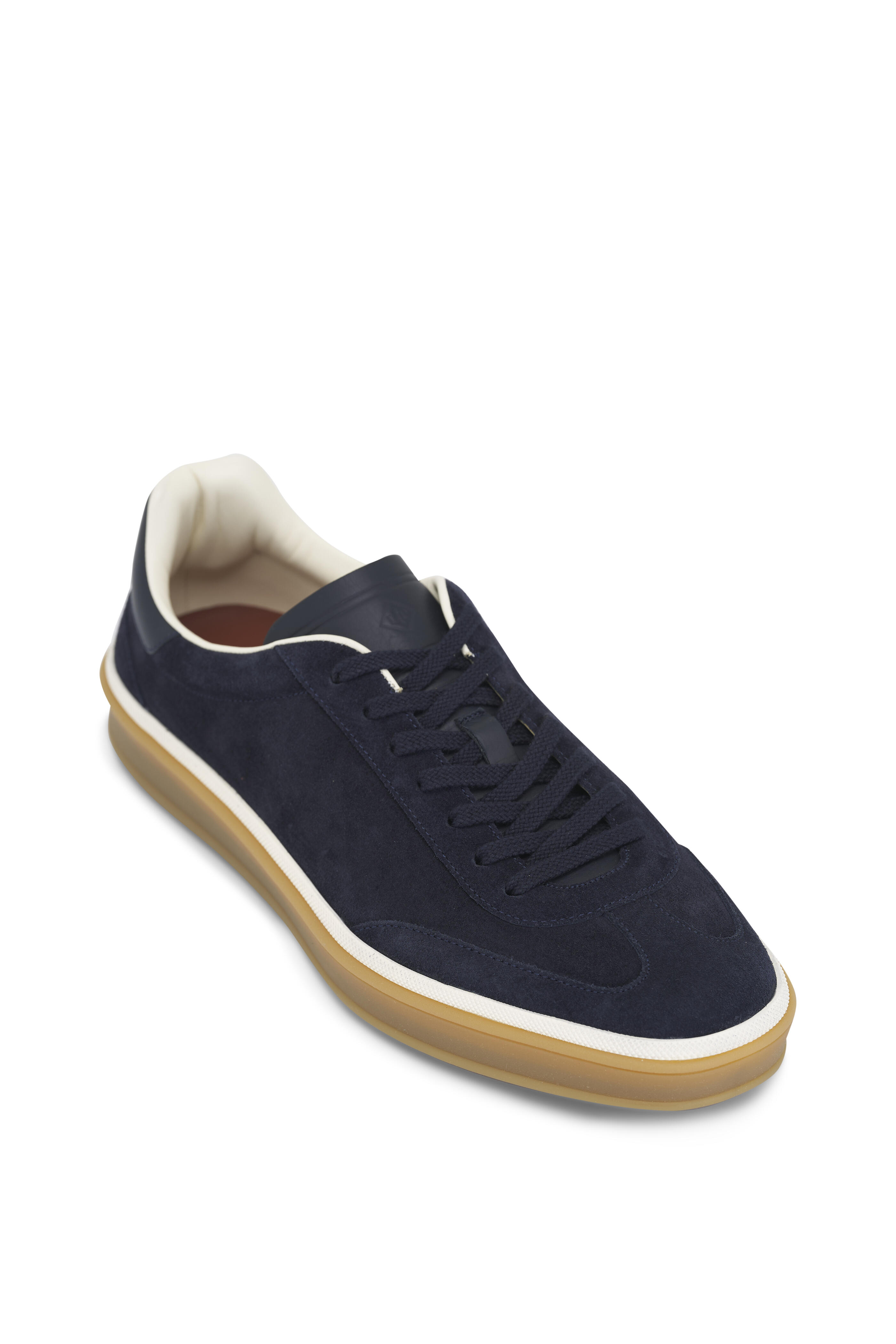 Loro Piana - Tennis Walk Navy Blue Suede Sneaker