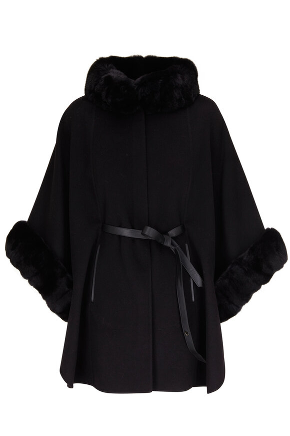 Loro Piana ザルツブルグ ケープ カシミヤ チンチラ（Serge Furs