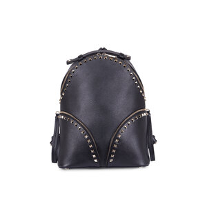 Rockstud leather backpack